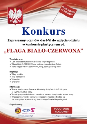 Konkurs Flaga BIAŁO-CZERWONA