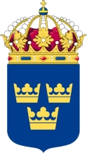 Herb mniejszy Szwecji (Lilla Riksvapnet - Tre Kronor)