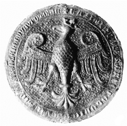 Pieczęć majestatowa Kazimierza Wielkiego z lat 1333-1370