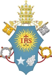 Herb we wczesniejszej wersji Papieża Franciszka