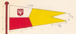Proporczyk D-cy II Dyonu Morskiego PMW wz. 1921