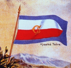 Biało-czerwona flaga Czechosłowacji
