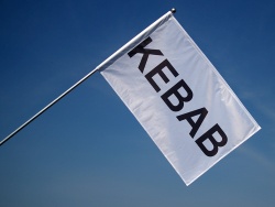 Flaga informacyjna - Kebab
