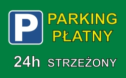 Flaga informacyjna - Parking płatny