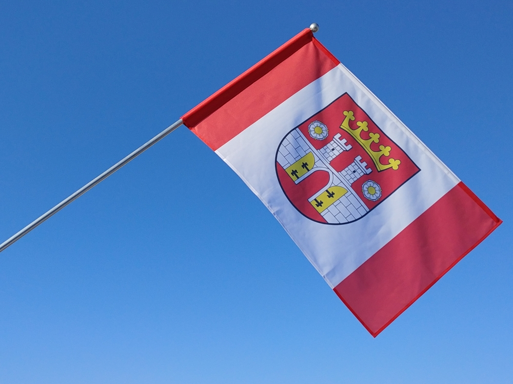 Flaga miasta Będzin