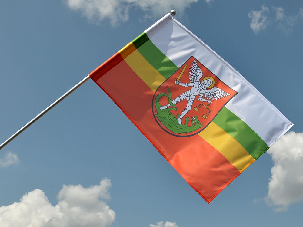Flaga miasta Biała Podlaska
