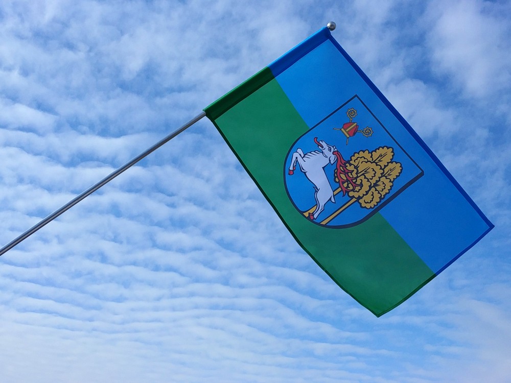 Flaga miasta Ełk