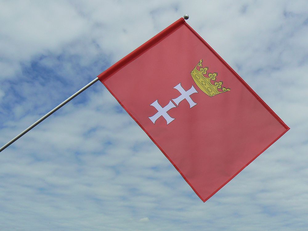 Flaga miasta Gdańsk