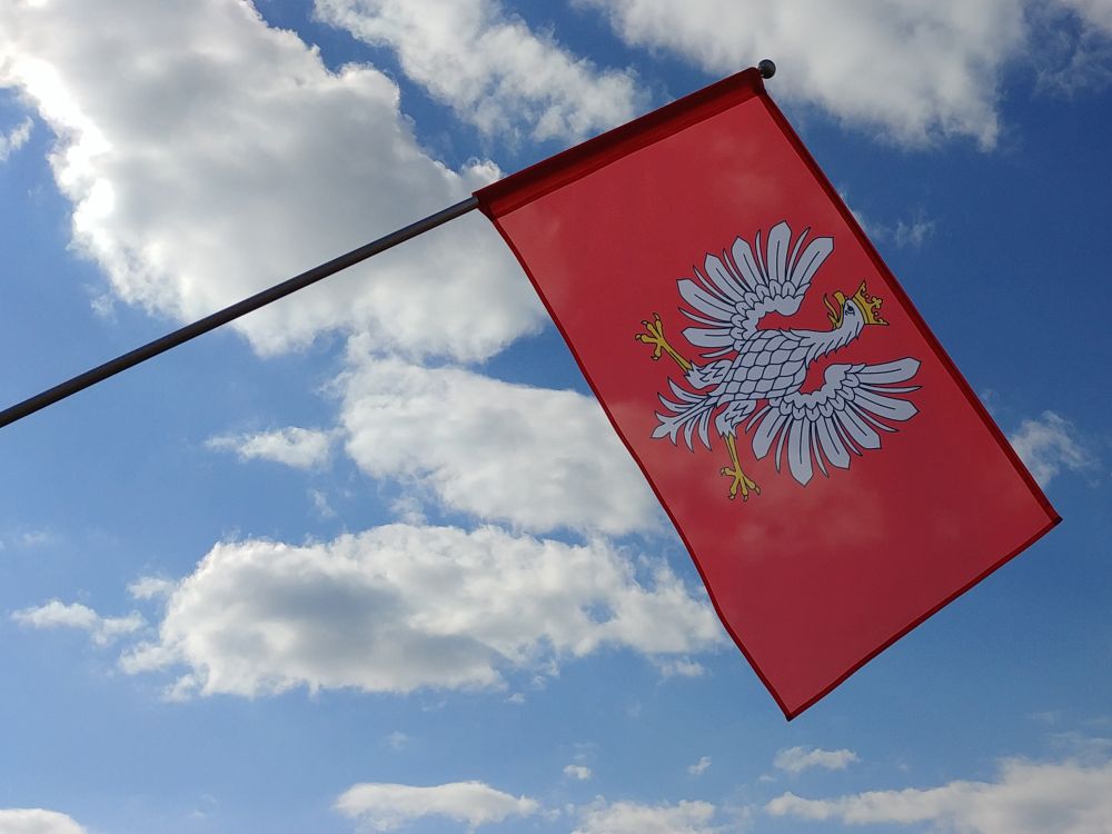 Flaga miasta Sandomierz