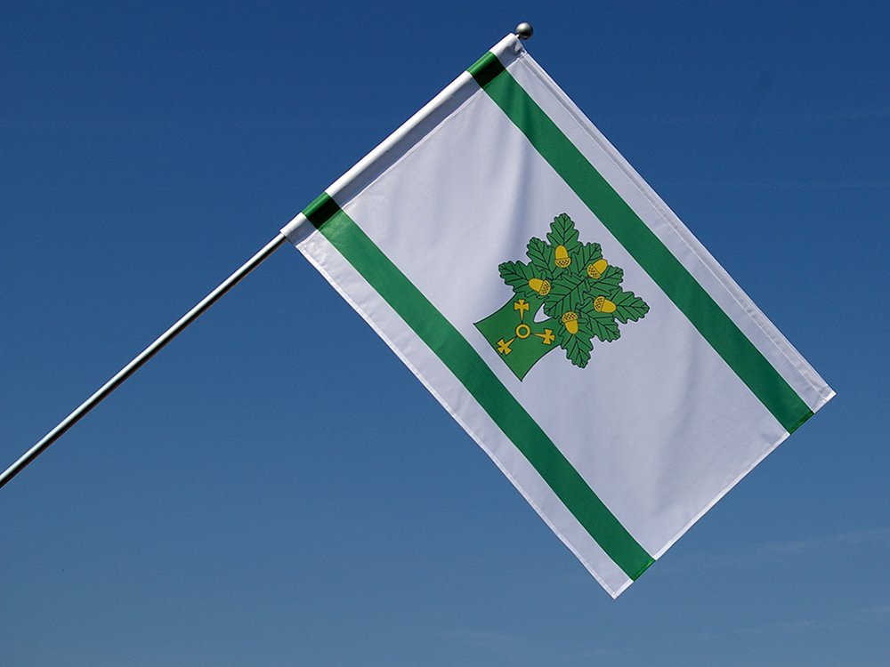 Flaga urzędu Gminy Ojrzeń